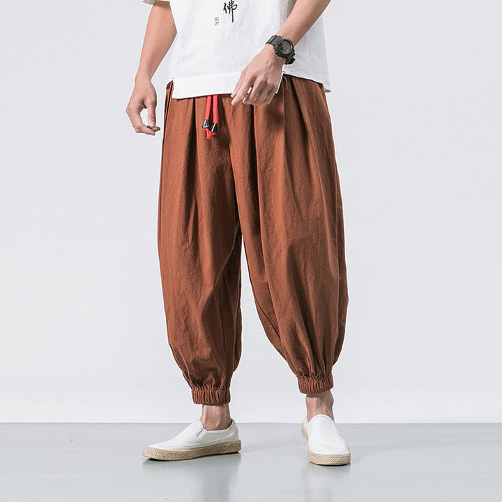 Vincenzo™ – Pantaloni larghi in cotone stile urbano