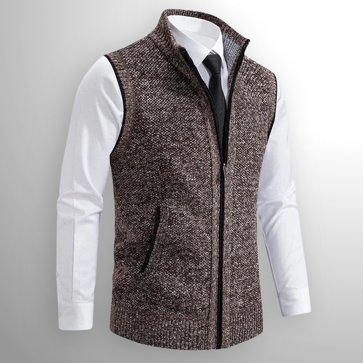 Marceli™ – Gilet senza maniche con zip in maglia premium